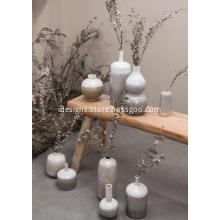 Irregular Ceramic Gourd Shape Vase for Home Decor